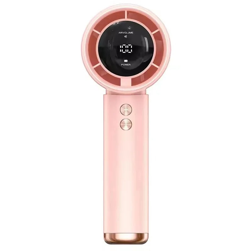 Mini Handheld Fan USB Fast Charging Portable High-Speed Mute Air Calculator