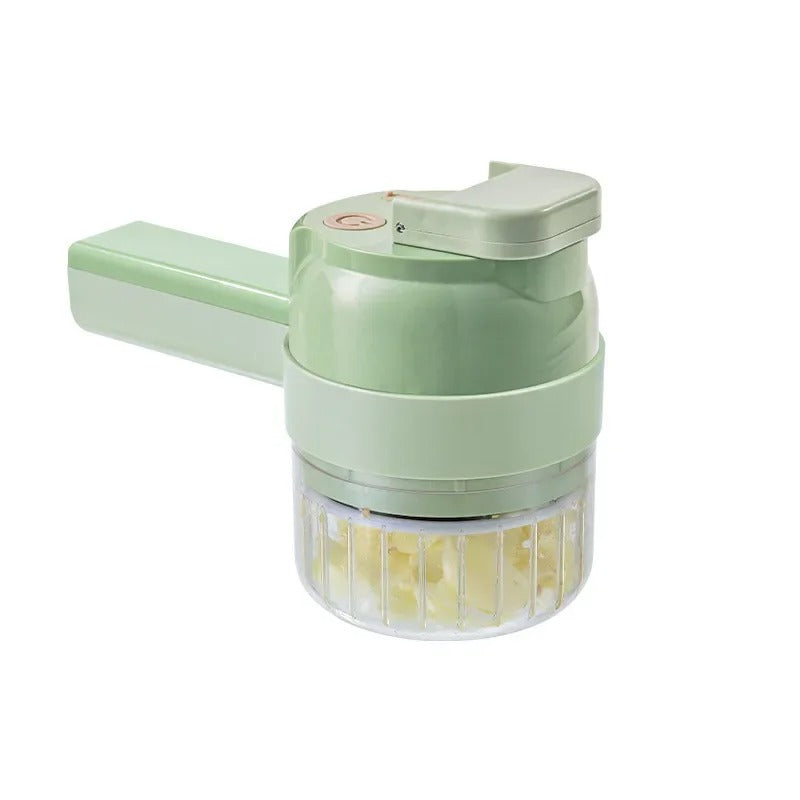 New Multi-functional Vegetable Cutter Wireless Electric Garlic Beater Cut Onion Chili Processor Handheld Gatling Cooking Machine